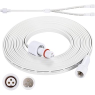 Permanent Outdoor Lights Extension Lead Waterproof Cord,Waterproof Extension Cable 3Pin,IP68 Extensi