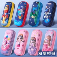2 COMPARTMENT WRITING BAG - Cartoon 3D writing bag with many designs - 2-layer 3D writing bag