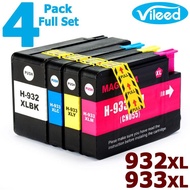 ❐✾【Malaysia Spot】 4 Pack 932XL BK 933XL C M Y Ink Cartridge 932 933 XL Black Cyan Magenta Yellow CN0