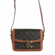 CELINE 24SS 女士錫製三角單肩包，印記：188882BZ4