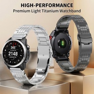 Garmin Epix Pro Gen2 51mm 47mm Titanium Alloy Strap Quick Release 22mm 26mm Streamline Style