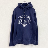 UNDER ARMOUR 衛衣/連帽衫，海軍藍，M碼，古著