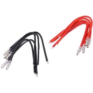 RiToEasysports 10pcs RC Motor Cable,4mm Banana Plugs Connector Extension Cable Wire 16AWG Silicone W