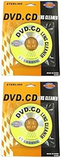 Set of 2 CD DVD CD-ROM Laser Lens Cleaner Compact Disc Dry Laser Lens Cleaning Kit