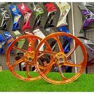 SPORT RIM  6 BATANG CUSTOM Y15ZR/Y16ZR SPORT RIM 6 BATANG CANDY ORANGE