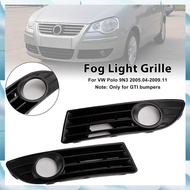 [W F S B] 2PCS Fog Light Frame Cover Grille Grill for 9N 2005-2009 6Q0853665E, 6Q0853666G