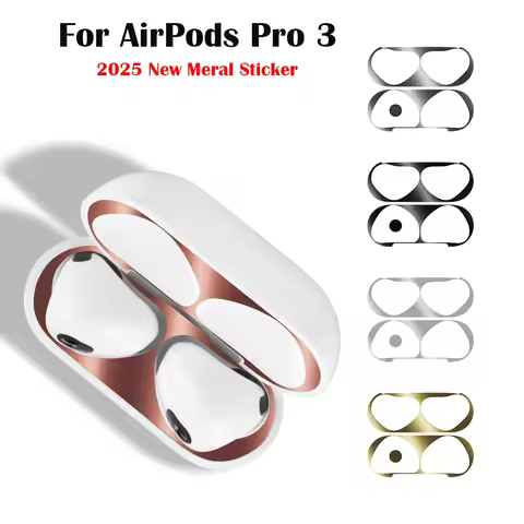 2025 For AirPods Pro 3 Dust-proof Scratchproof Sticker For AirPods 4 Pro 3 3rd Pro3 Generation Stick
