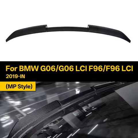 Automotive Real Dry Carbon Rear Lid Spoiler Boot Wing for BMW G06/G06 LCI F96/F96 LCI 2019-IN MP Sty