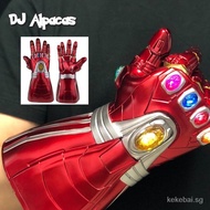 LED Iron Man Gloves Infinity Gauntlet Hulk Thanos Kid Adult Gloves Cosplay Endgame Arm Arms Mask Superhero Weapon Party Props ZTZP