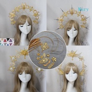 Mary Headpieces Baroque Crowns Headbands DIY Girl Crowns DIY Headbands