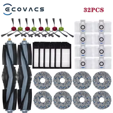 Ecovacs Deebot X1/ T10 OMNI / TURBO Accessories Robot Vacuum Cleaner Parts Mop Dust Bag Hepa Filter 