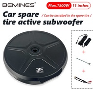 37cm Car Subwoofer Spare Tire Subwoofer Active High Power Car Audio