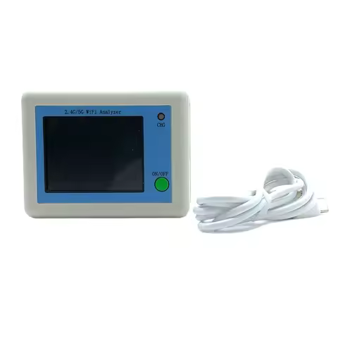 WiFi Analyzer Dual Band 2.4G/5G WiFi Channel Scanner 600mAh Battery TYPE-C Charging Network Detector
