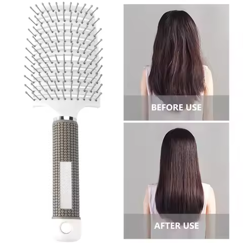 Curl Brush Curly Hair Tool for Straight Combs Styling Wide Toothed Paddle
