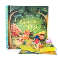 Usborne หนังสือ Pop Up Fairy Tales The Three Little Pigs Board Book 3D Flip Books English Story Book Bedtime Reading Book for Kids Toddler Children หนังสือป๊อปอัพ สามมิติ นิทานภาษาอังกฤษ หนังสือเด็ก บอร์ดบุ๊ค ภาพสามมิติ เสริมพัฒนาการเด็ก ของเล่นมอนเตสซอร