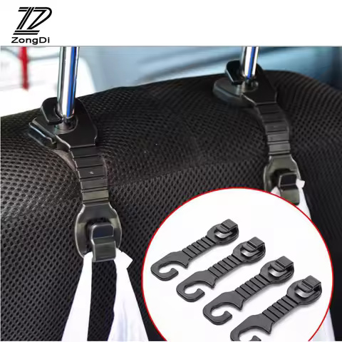 ZD 2pcs Car Back Seat Hanger Holder Hooks for BMW E46 E39 E90 E60 E36 E34 E30 F20 Mini Cooper Audi A