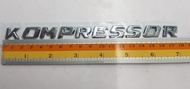 Logo Kompressor ของรถ Benz 18*1 cm