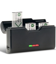 NP-BX1 Battery and 3-Channel Battery Charger for Sony NP-BX1/M8, ZV-1, ZV-1 II, Cyber-Shot DSC-HX80,