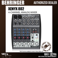 Behringer XENYX-802 Premium 8 Channel Analog Mixer 8 Input 2 Bus Portable Mixer (xenyx802)