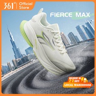 361 Degrees Fierce MAX Men Running Shoes Widefoot Shock Absorption Cushioning Soft Jogging Sneakers 