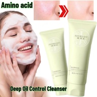 JOYRUQO Amino Acid Facial Cleanser Gentle Cleansing Deep Cleansing Acne Cleansing Mousse Deep Cleansing Pore Oil Control Mite Removal Facial Cleanser