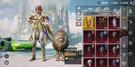 pubg mobile 帳號聖裝法老滿級滿級冰m4