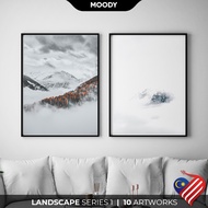 MOODY LANDSCAPE Framed Poster [S1] | Landscape Photography Poster Frame | Wall Art Wall Decor | A4 A