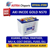 Aki Mobil Incoe Gold NS70 Dyna Colt Diesel MU-X Fuso INGO-NS70