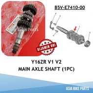 Yamaha Y16ZR Y16 V1 V2 Main Axle Comp Shaft Gearbox Belah Clutch - B5V-E7410-00