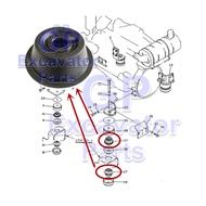 PC300-5/PC300-6/S6D108 Hydraulic Excavator Engine Mouting Rear(208-01-11192/20Y-01-12221)