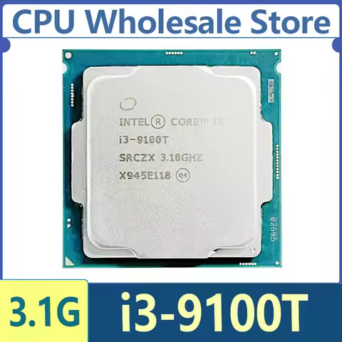 Intel Core i3-9100T CPU 4 cores 4 threads 3.1GHz 6MB 35W 9th Generation Processor LGA1151