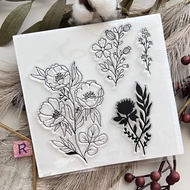 R 0606 Flower Seal Bouquet 5557 Transparent Crystal