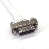 QKMG J63A-212-021-16 1-JC Crimp Series Electronic Instruments Plug Micro D-sub Rectangular Connector