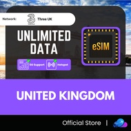 【英国 United Kingdom eSIM】【✅5G & Hotspot】United Kingdom Travel eSIM for UK 英国旅游eSIM卡 British eSIM Grea