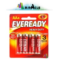 Battery / EVEREADY SUPER/ HEAVY DUTY SIZE AA /AAA/C2/D2/9V BATTERIES
