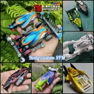 BODY TAMIYA CUSTOM REPAINT for SFM chassis already painted by Project D (rep) Strato vector dual rid