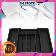 Globedealwin Expandable Utensil Organizer  Cutlery Tray Storage Divider Space Saving Deformation Pro