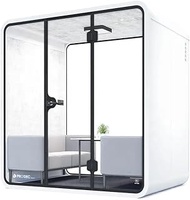 Office Pod Sound Booth Pod Portable Meeting Room with Audio Privacy, Acoustic Sound Proof Features,
