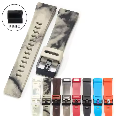 Rubber Strap For Casio g-shock GA 2000 GA-2000 GA-2200M-1A/4A PRG-600 Watchband Resin Sport Waterpro