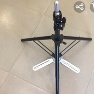 Combo đầu canh học nghề barber cắt tóc nam và Đế 3 chân gá đầu manocanh