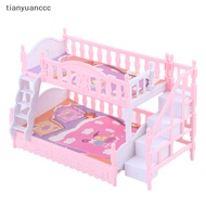 tianyuanccc Doll Toy Furniture European Style Bunk Bed Double Bunk Bed Girl Birthday Toy Well