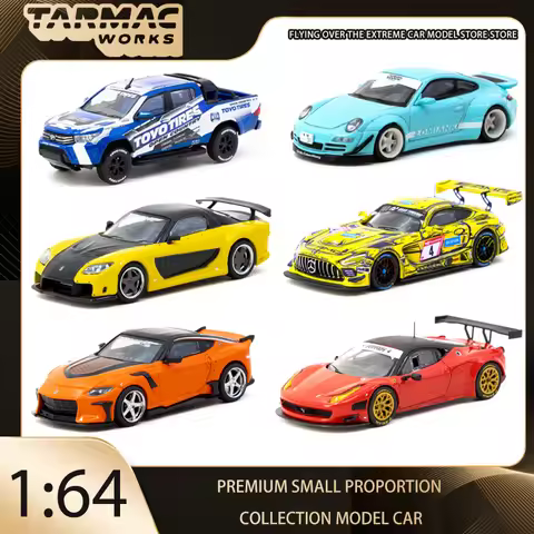 TARMAC WORKS 1:64 Mercedes-AMG GT3 Nürburgring 24h 2023 Hobby64 Ford RS200 Porsche RWB997 Ferrari 45
