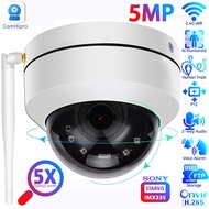 5MP PTZ WiFi Dome Camera Outdoor Humanoid/Vehicle Detect Security Camera Indoor Auto Tracking IP Camera RTSP,FTP,SD Card Record