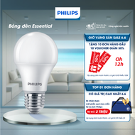 Bộ 03 bóng Philips LED bulb Essential E27 11W ánh sáng trắng 6500K
