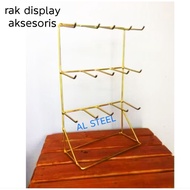 Accessory display rack jewellery organiser