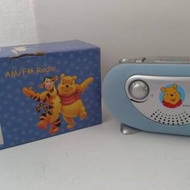 全新 Disney 廸士尼小熊AM、FM收音機