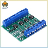 SUERHD Field Effect Tube Module, 0~1KHZ YYNMOS-4 4‑Way MOS Tube Module, Electronic Circuit PWM 3-20V