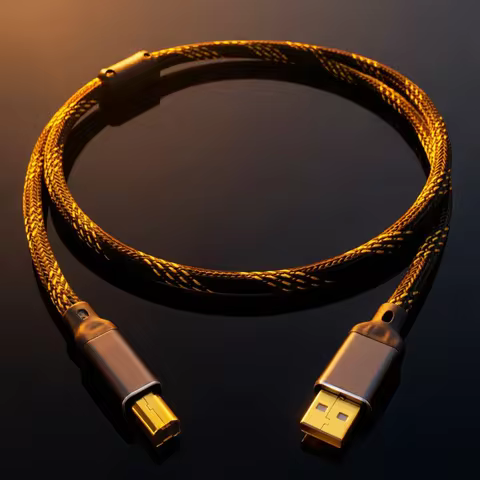 YYAUDIO Hifi USB Cable DAC A-B C-B C-C A-C Digital Audio High Quality OFC Silver Plating Type A to T