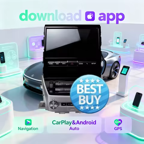 Android Car Multimedia Player For Toyota Land Cruiser LC200 GXR VXR 2008-2022 Car GPS Navigation Car