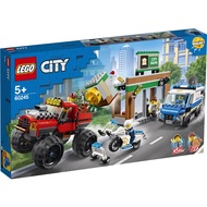 LEGO 60245 City Police: Police Monster Truck Heist 5+ lego Đồ chơi gạch Hoàn toàn mới và chính hãn
